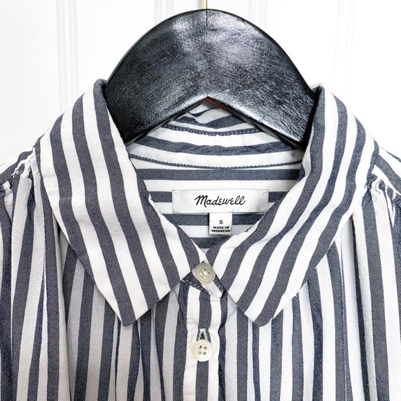 Madewell Central Shirt in Ballard Stripe - Picture 4 of 7